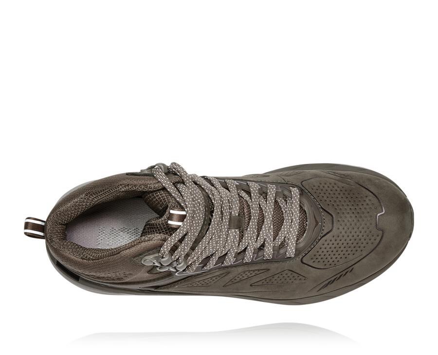 Hoka One One Womens Hiking Boots - Challenger Mid GORE-TEX - Brown - FYLO15723